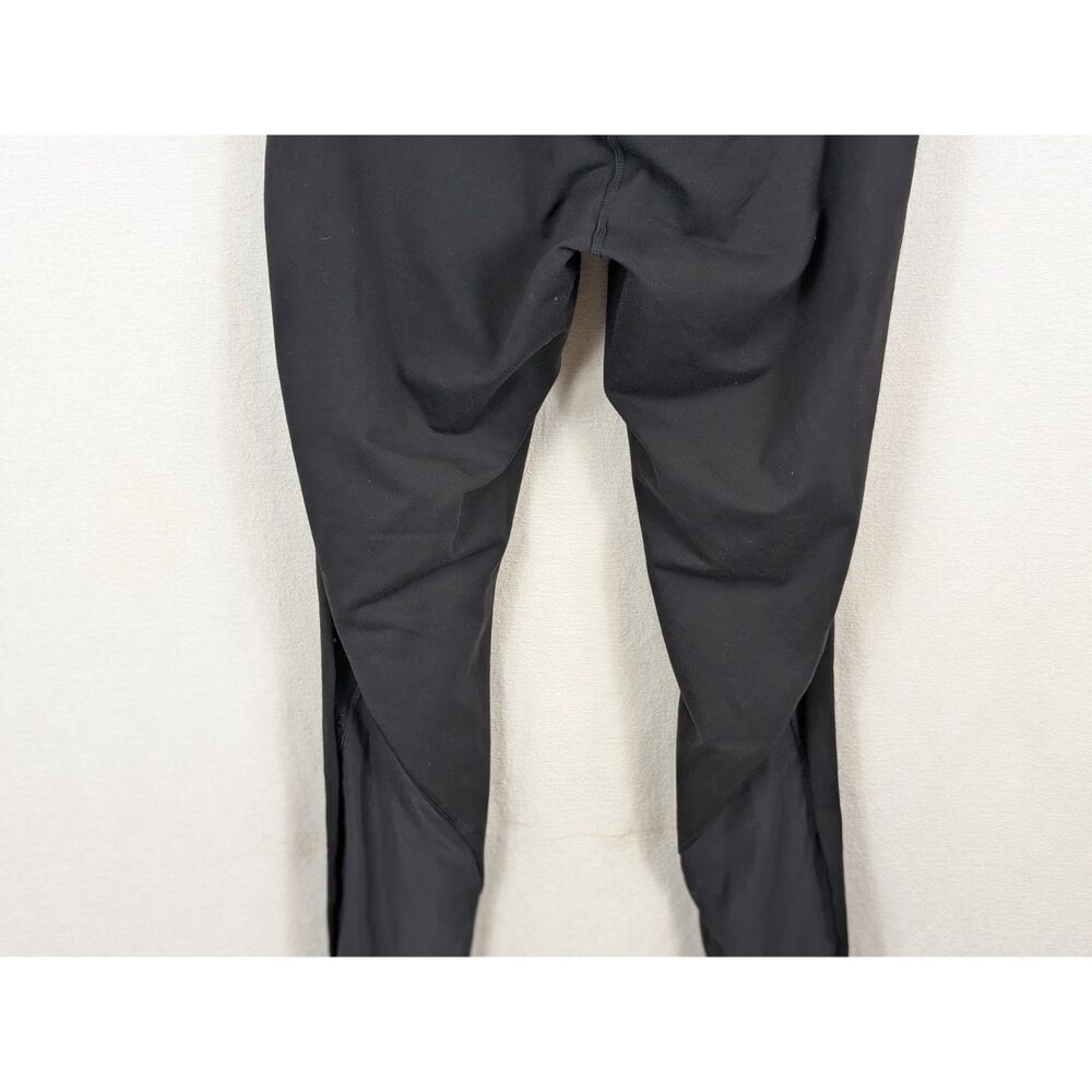 Lululemon High Waisted Mesh Calf Leggings Black Women's Size 8 - Picture 7 of 13